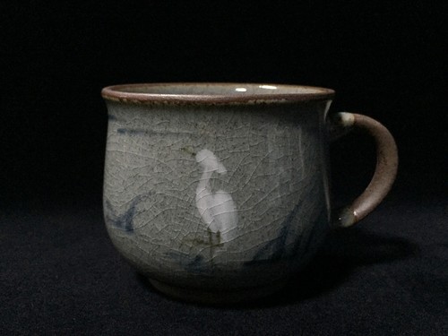 Tasse café vintage - À, poterie