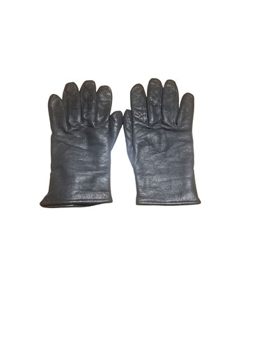 Gants cuir vintage gendarmerie - cuir,