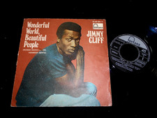 JIMMY CLIFF/WONDERFUL WORLD BEAUTIFUL PEOPLE/REGGAE/FONTANA/SPANISH PRESS SP 7"