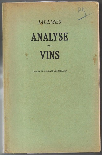 Jaulmes analyse des vins - -,