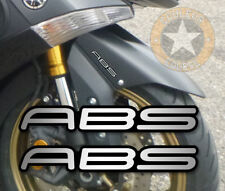 SET DE 2 X ABS POUR TMAX YAMAHA SCOOTER LONGUEUR 8cm AUTOCOLLANT STICKER AB036