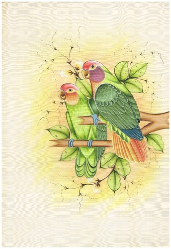 Perroquet oiseaux peinture - oiseaux,