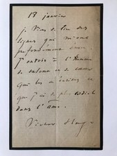 Victor Hugo Lettre autographe