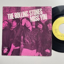 French SP The Rolling Stones – Miss you - Faraway eyes- PATHE 2C 008 61201- 1978
