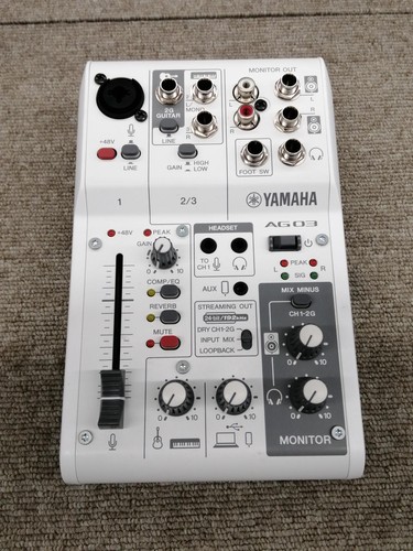 Yamaha ag03mk2 audio interface - yamaha,