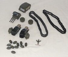 Jouet ancien - Char d'origine inconnue - Pièces détachées - Chenilles - Moteurs