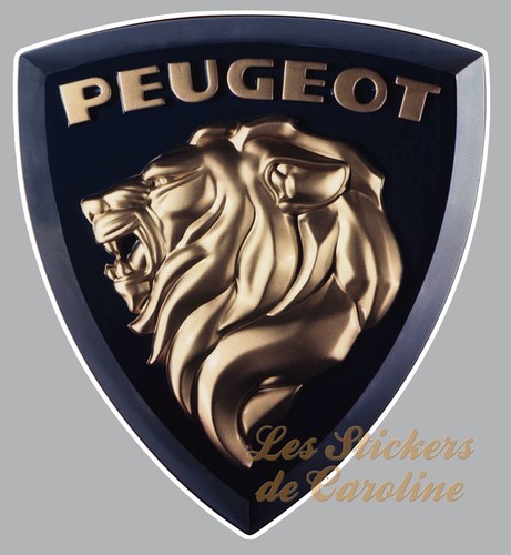 Sticker logo peugeot - sticker, lion
