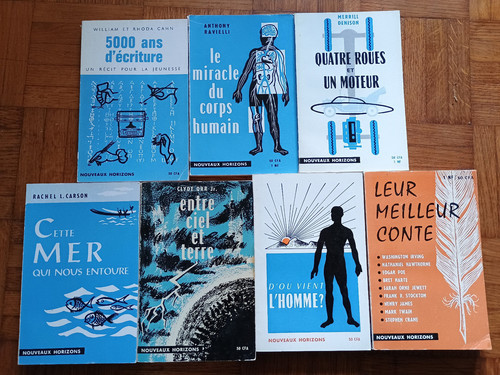 Lot livres nouveaux horizons - 6,