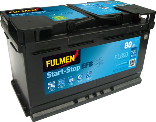 Batterie fulmen start - start-stop, efb