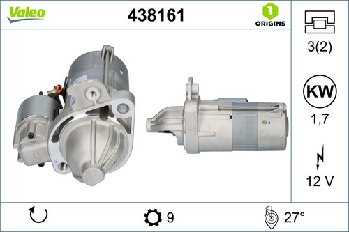 Valeo 438161 starter - valeo, for