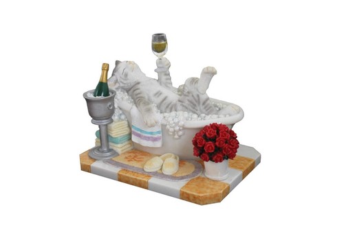 Italfama figurine chat - figurine,