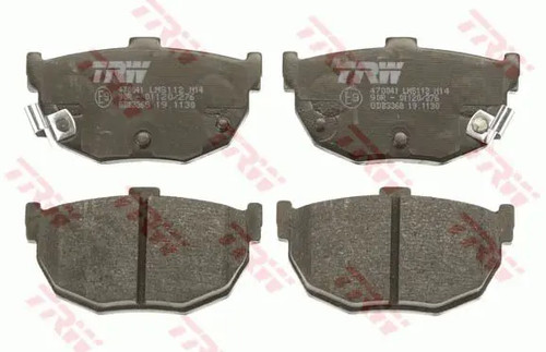 Plaquettes frein gdb3368 - de,