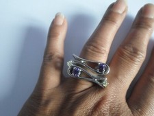 grosse bague en argent massif