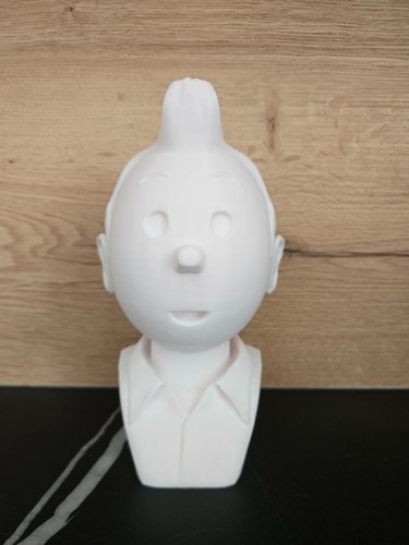 Figurine buste tintin cm - tintin,
