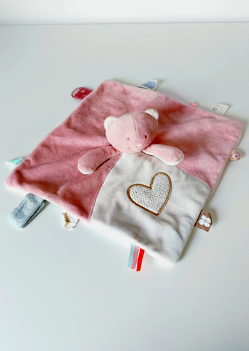 Doudou plat carré minouchka - doudou,