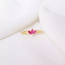 Bague pierre précieuse rubis