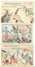 ÉMOUVANT LOT CARTES POSTALES GUERRE 1914-18 ILLUSTRÉES DESSINS ORIGINAUX POILU