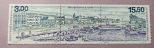 Timbre SAINT PIERRE ET MIQUELON -Tryptique Place Gal de Gaul- année 1999 Neuf**.