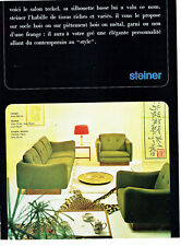 Publicité advertising 118  1964    Steiner  fauteuil canapé  bergère