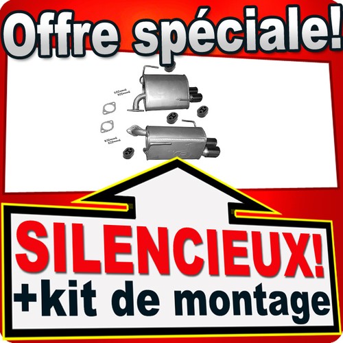 Silencieux arriere pour - arriere,