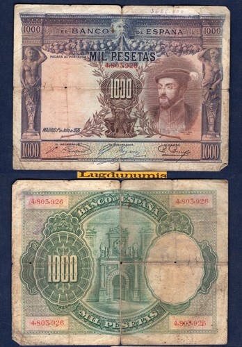 Espagne 1000 pesetas - 1000,