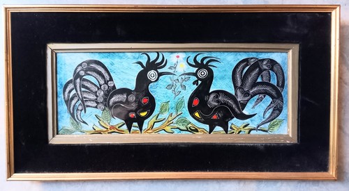 Vintage beau panneau - beau, mural