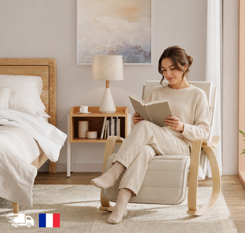 Fauteuil bascule avec - à, bascule,