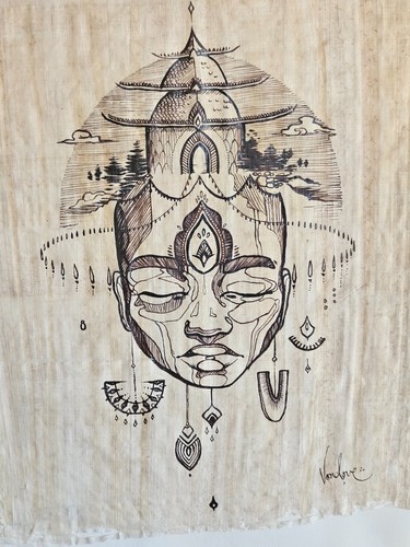 Vondove original ink drawing - vondove,