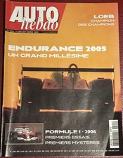 AUTO Hebdo Autohebdo 1525 7 Décembre 2005 F1 Frequelin Endurance Trophée  Andros