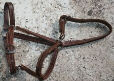 Licol cuir marron Horse Shoe