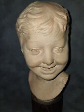 Vintage buste enfant rieur