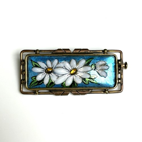 Ancien broche émail limoges - broche,