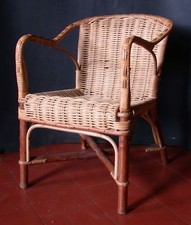 Fauteuil enfant osier rotin - enfant,
