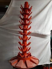 Egouttoir à bouteille - vintage - Hérisson - 80 Bouteilles - Plastique - 1980