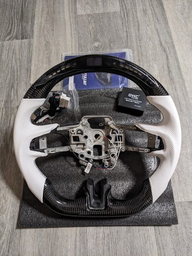 Volant sport led carbone - led,