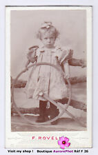 FILLETTE & SON JOUET ROUE EN BOIS À POUSSER, TOY, CDV ROVELLI à VESOUL -F26