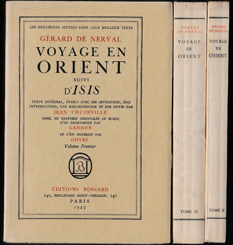 Nerval voyages en orient - nerval,