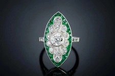 Bague Art Déco Femme Diamant