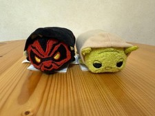 Lot de peluches Disney Star Wars Tsum Tsum Yoda et Dars Mal 10 cm d'occasion