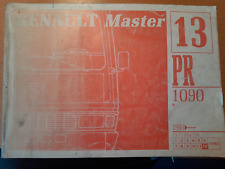 Renault MASTER T28 au T35D + turbo - 1981 à 1993 + : catalogue pièces PR1090-13