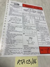 Fiche technique automobile