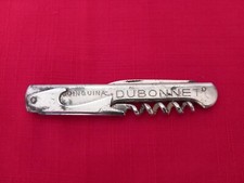 Ancien limonadier publicitaire Dubonnet / Champagne Morlant -tire bouchon 