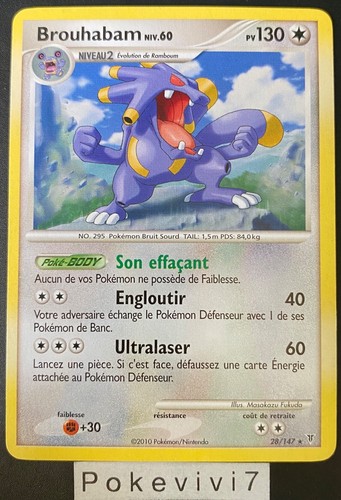 Carte pokemon brouhabam - pokemon, 28/147