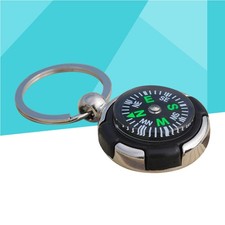  Outdoor Navigation Keychain Compass Boussole Voiture Porte-clés Pendentif Cool