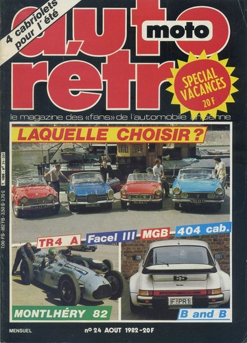 Auto retro 1982 tr4a - auto,