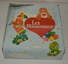 Ancienne assiette porcelaine bébé vintage BISOUNOURS Care Bears L'Hirondelle 80