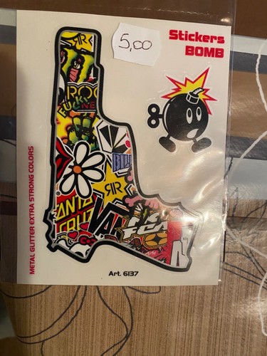 Autocollant stickers bomb - autocollant,