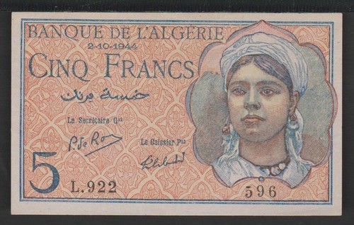 Algerie francs du - 5,