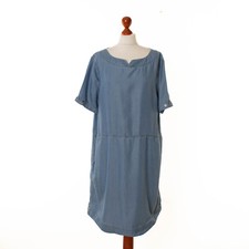 Robe femme BARBOUR manches courtes 100% lyocell taille D 44 UK 18