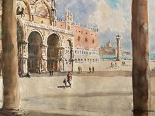 Peinture Circa 1920 Aquarelle